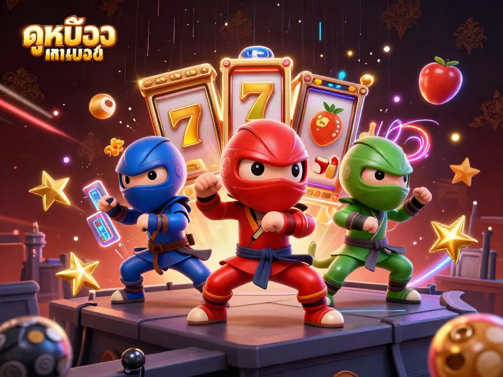 Experience real-time ดูหนังออนไลน์ with a vibrant scene of cartoon chameleons showcasing excitement and energy.