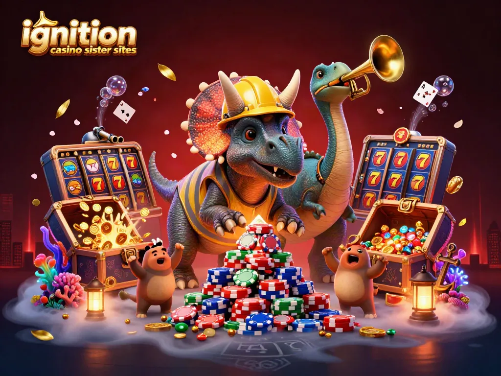 Engage with ignition casino sister sites graphics showcasing vibrant casino action and dynamic gameplay.
