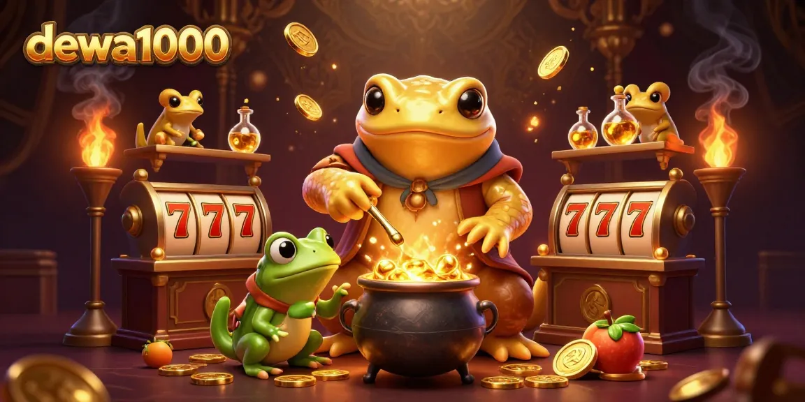 Engage with dewa1000 achieving jackpots in a vibrant, magical slot machine world.