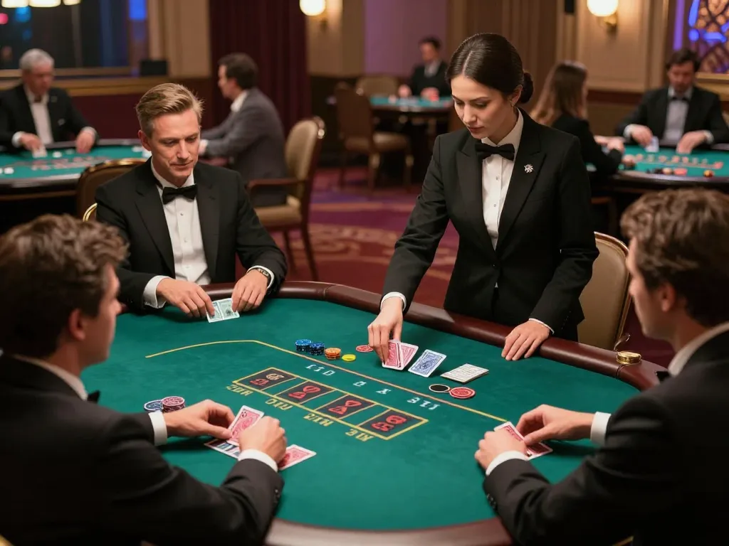 Experience SC88 live dealer excitement with players engaging in high-stakes strategy at the table.