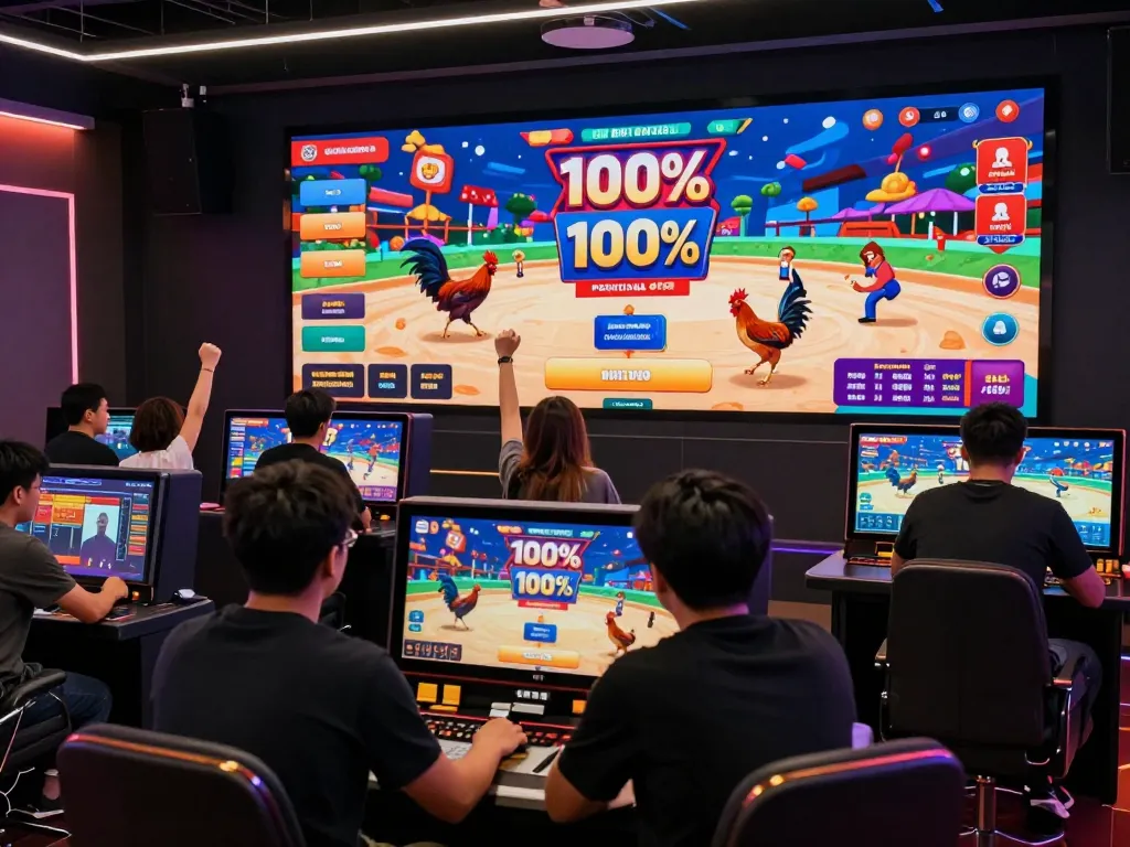 Ga179 lively online gambling scene highlighting exciting cockfighting events and vibrant promotions.