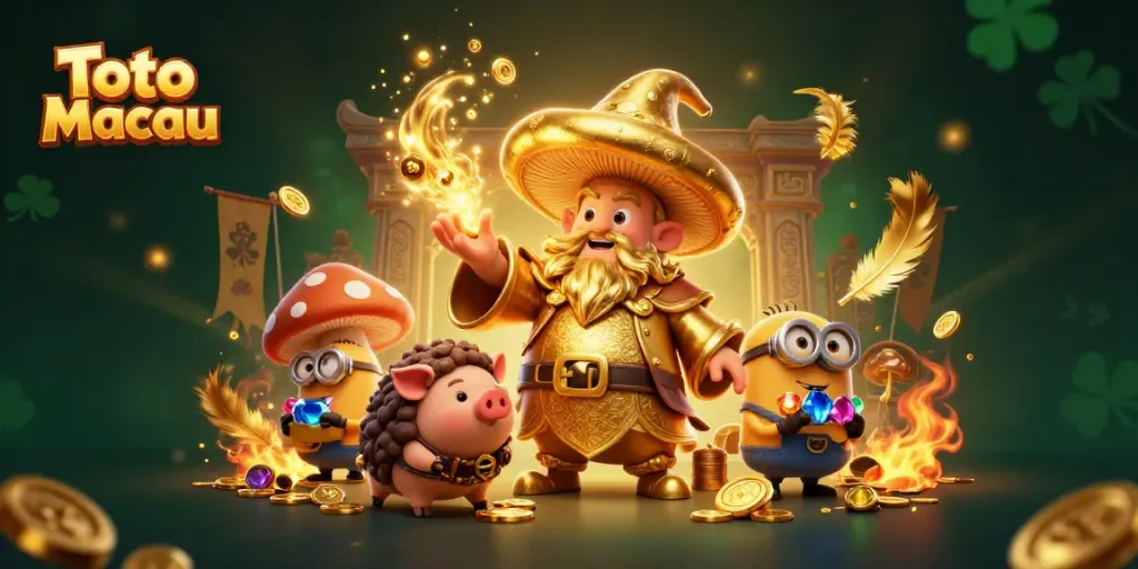 Engage in thrilling gameplay with Toto Macau's vibrant magical realm filled with treasure and excitement.