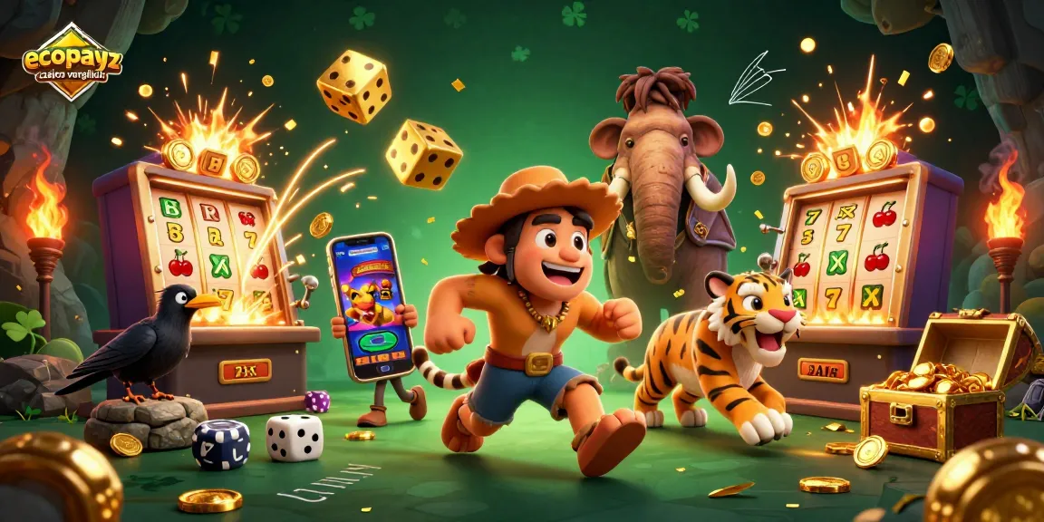 Join the fun in our ecopayz casino vergleich with prehistoric characters and vibrant casino elements!