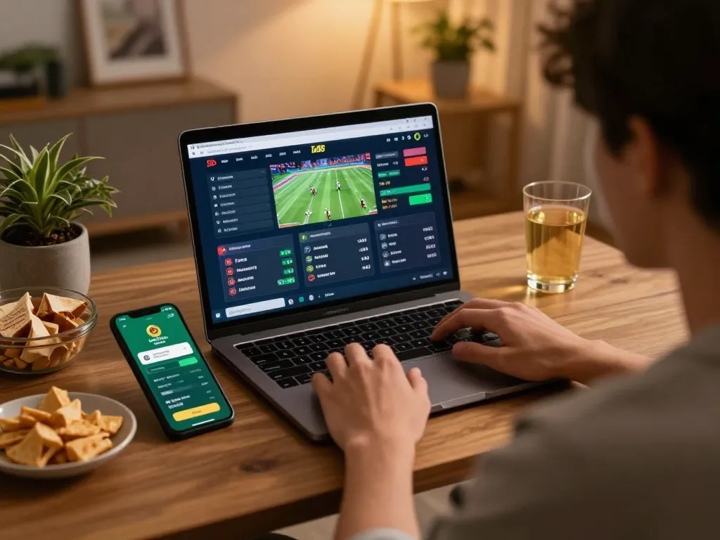 Betting on ta88 platform at home during exciting sports events