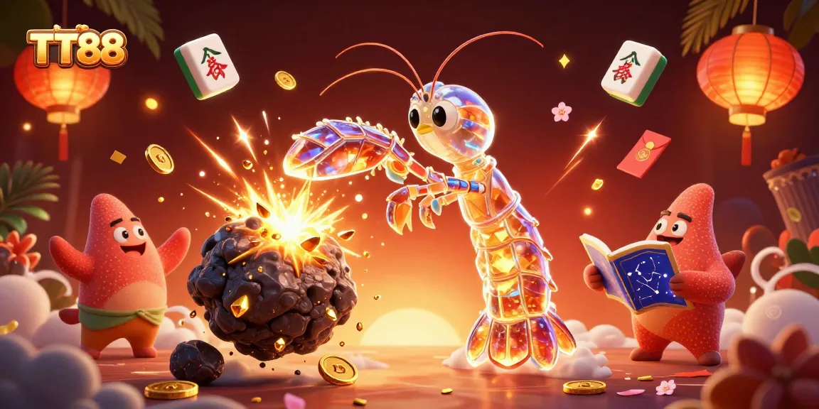 Experience TT88's thrilling rewards with this vibrant, action-packed casino illustration.