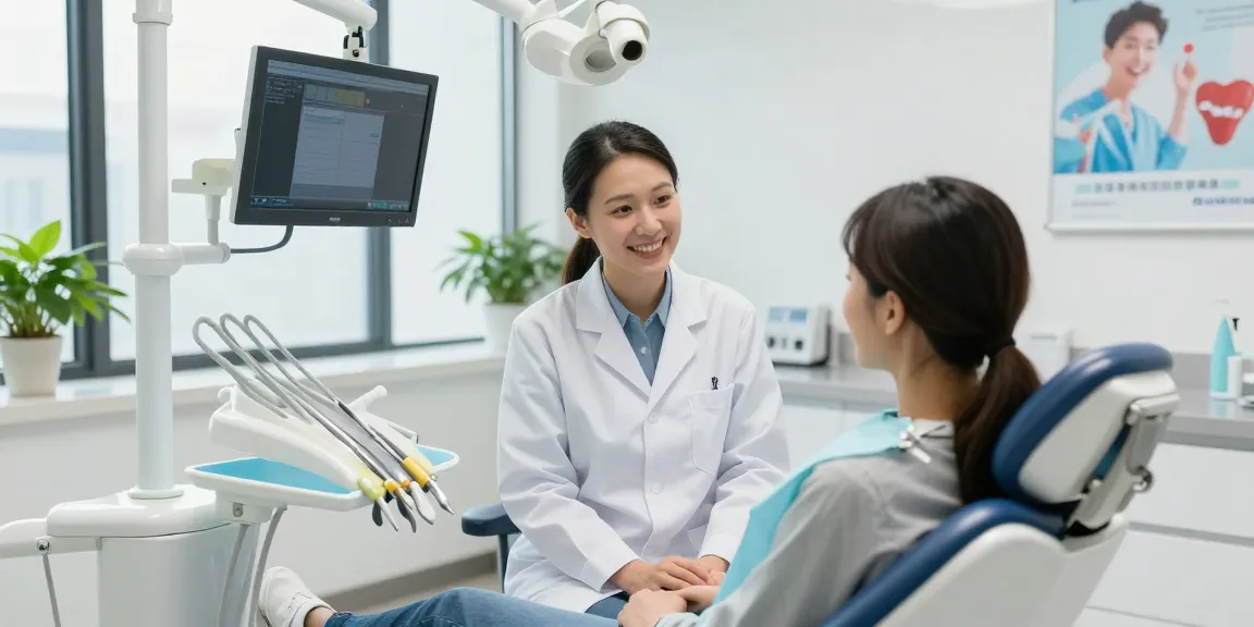 Consultation at a dental clinic, check out this site for quick appointments and expert services.