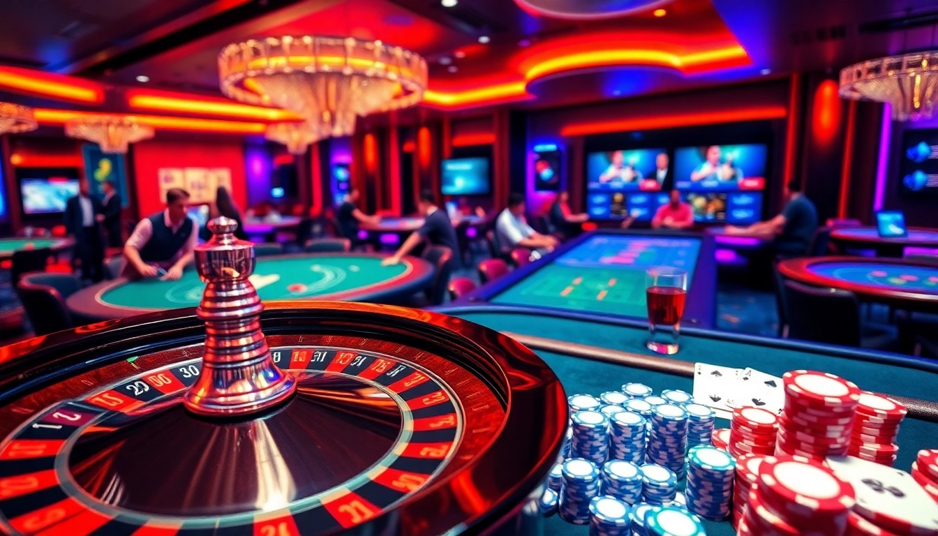 Experience thrilling gameplay at https://bong88.casa/ with vibrant casino tables and engaging players.