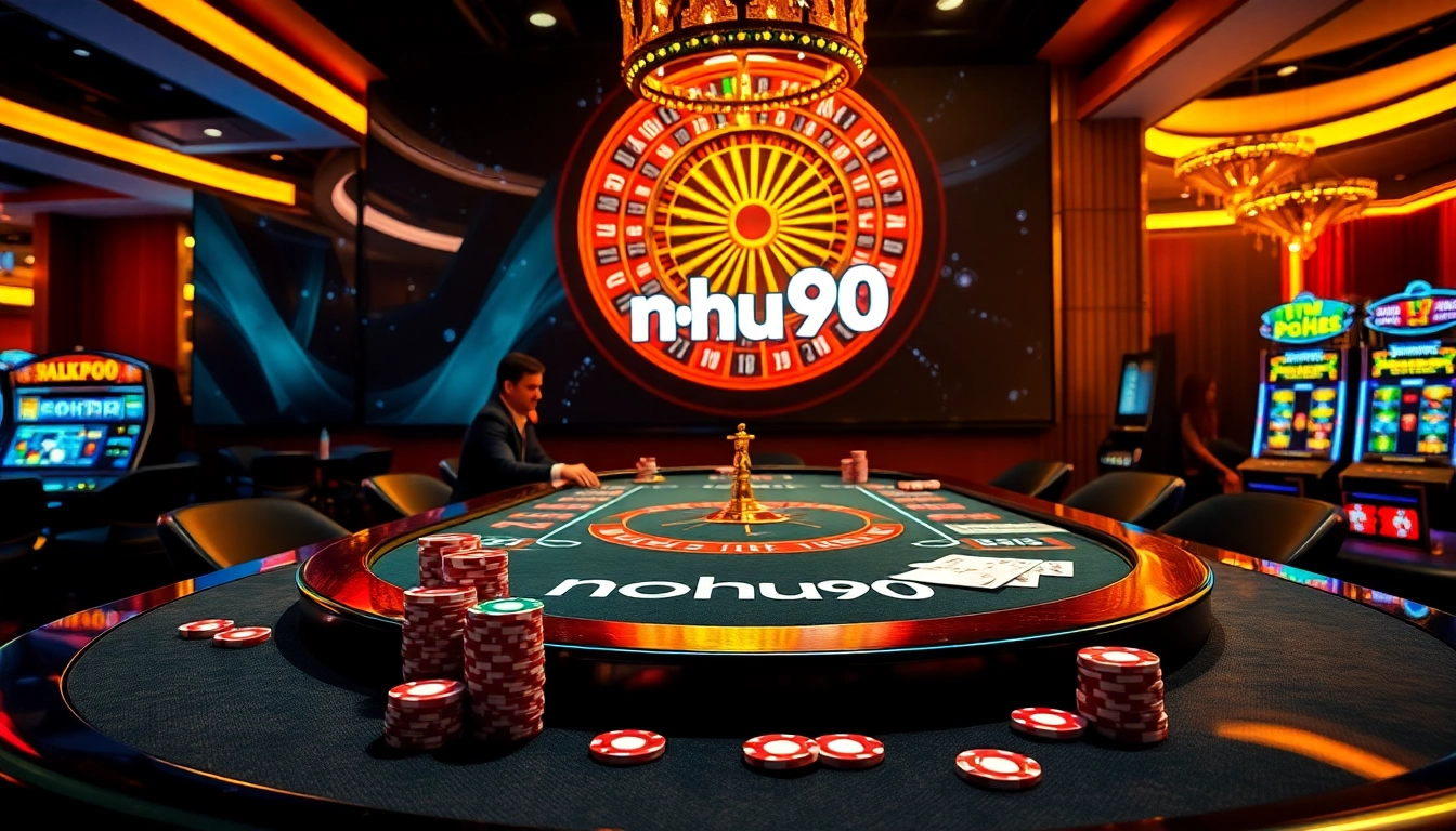 Experience the thrill of gambling at nohu90 with vibrant poker games and exciting slot machines.