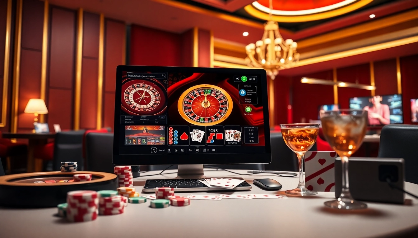 Experience the thrill of gaming at KUWIN with vibrant casino games and classic poker elements.