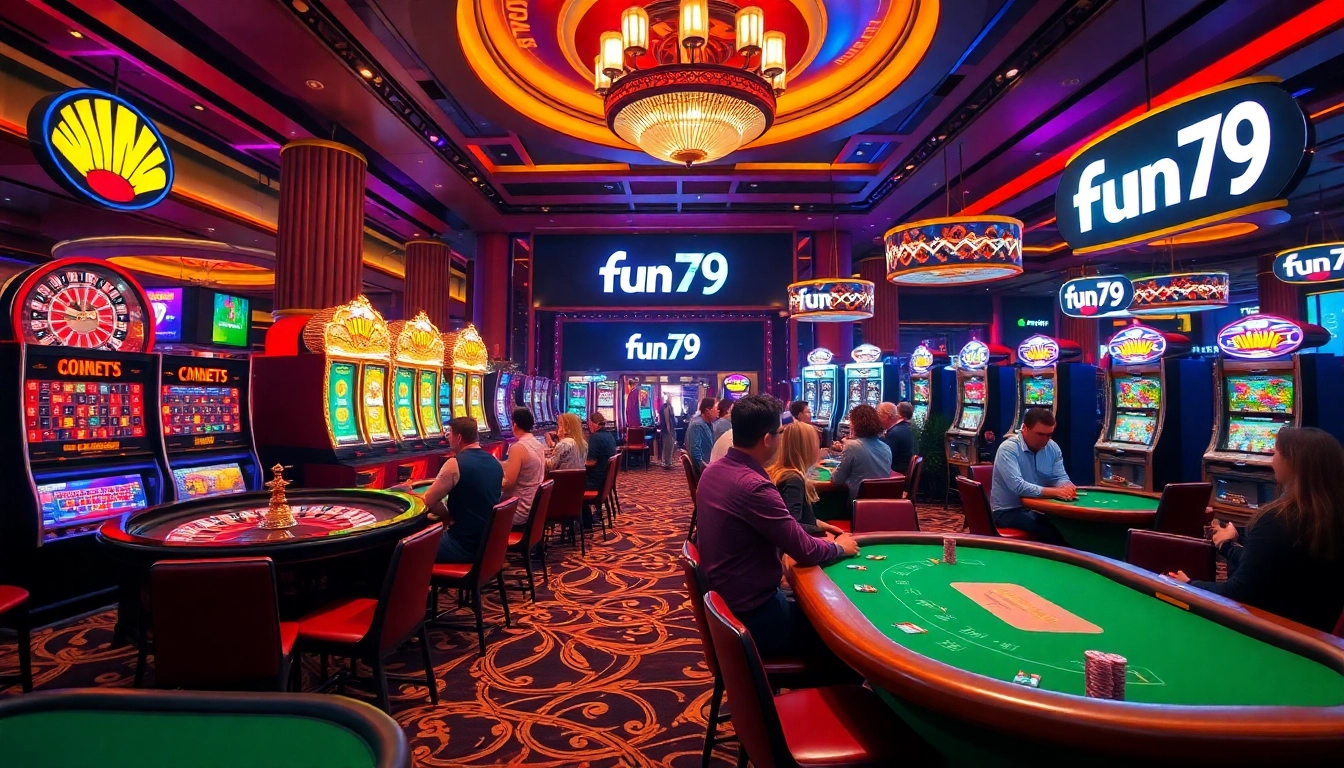 Experience the excitement of fun79 with vibrant casino games and thrilling atmosphere.