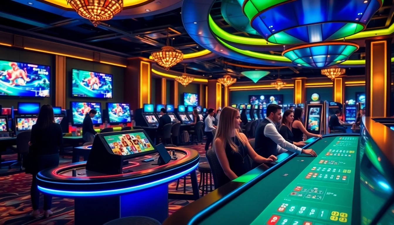 에볼루션 카지노에서의 생생한 게임 환경을 묘사한 고급스러운 이미지입니다.