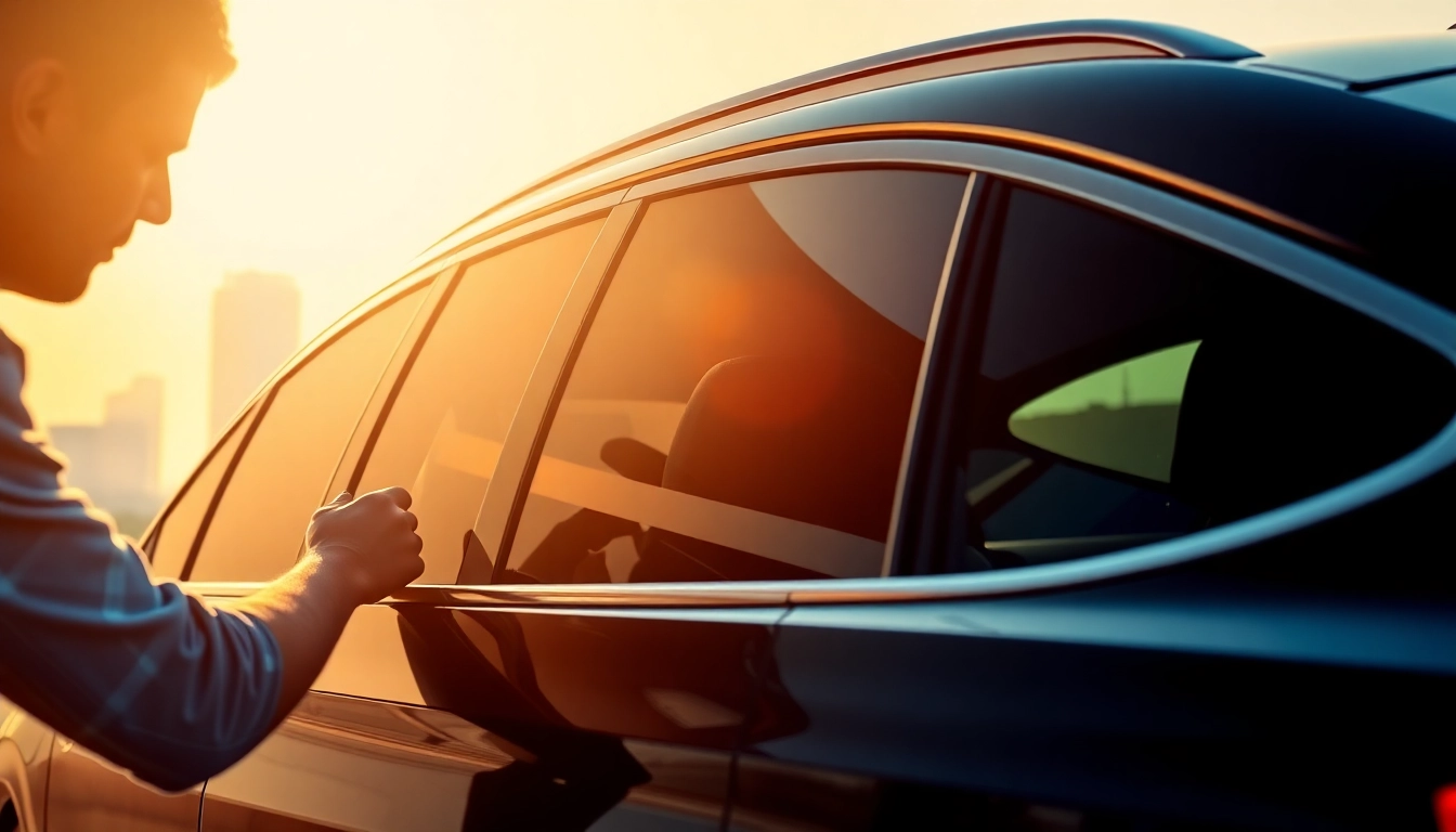 Transform your vehicle with professional window tinting Cleveland TN, showcasing expert application and vibrant clarity.