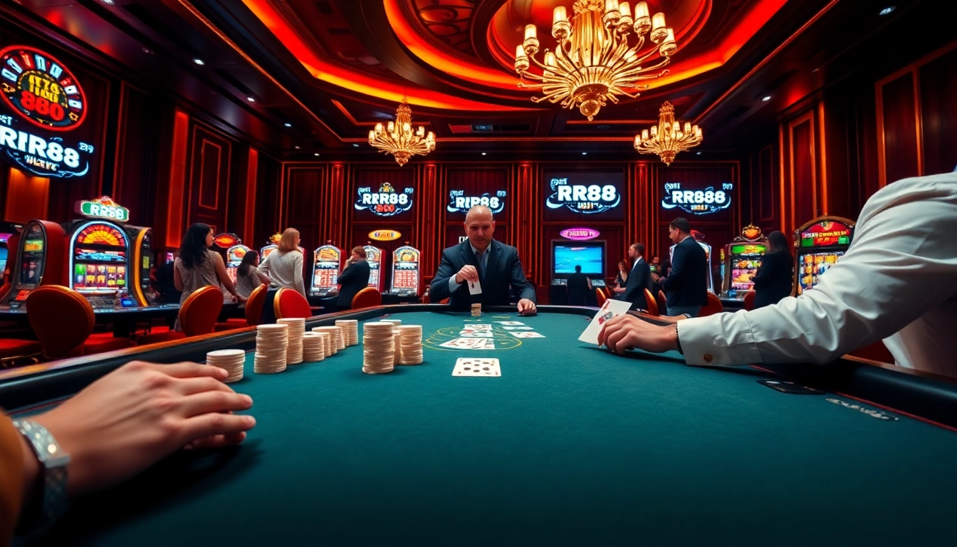 Engage in thrilling gameplay at RR88, featuring luxurious casino setups and dynamic betting options.