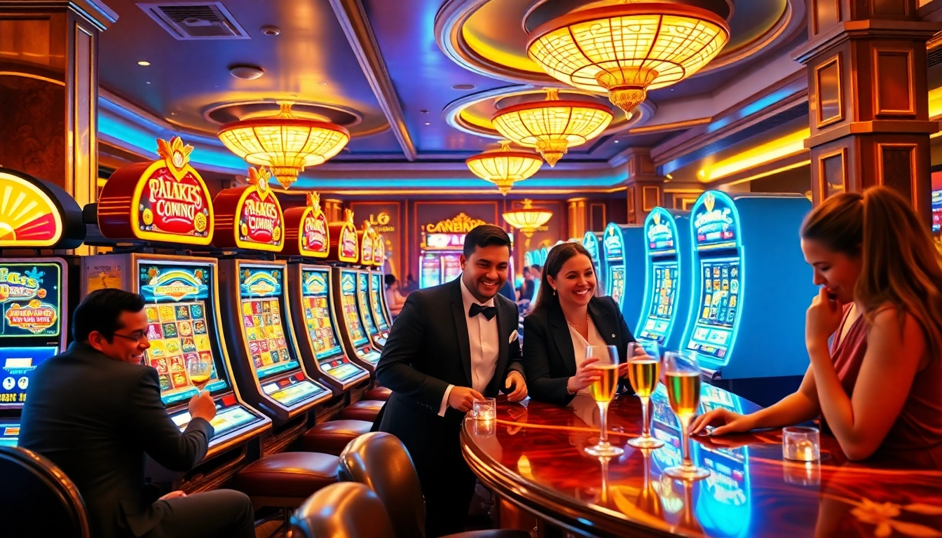 Experience the thrill of winning with slot gacor hari ini in a vibrant casino atmosphere.