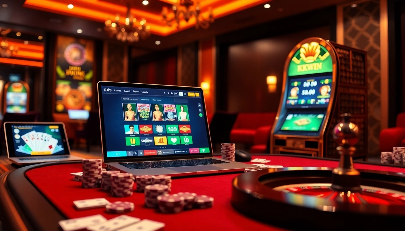 Experience the thrill of online gambling at https://kkwin.diy/ with exciting games and luxurious casino visuals.