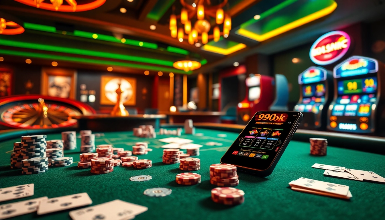 Experience thrilling gameplay at 99ok with exciting casino tables and online betting features.
