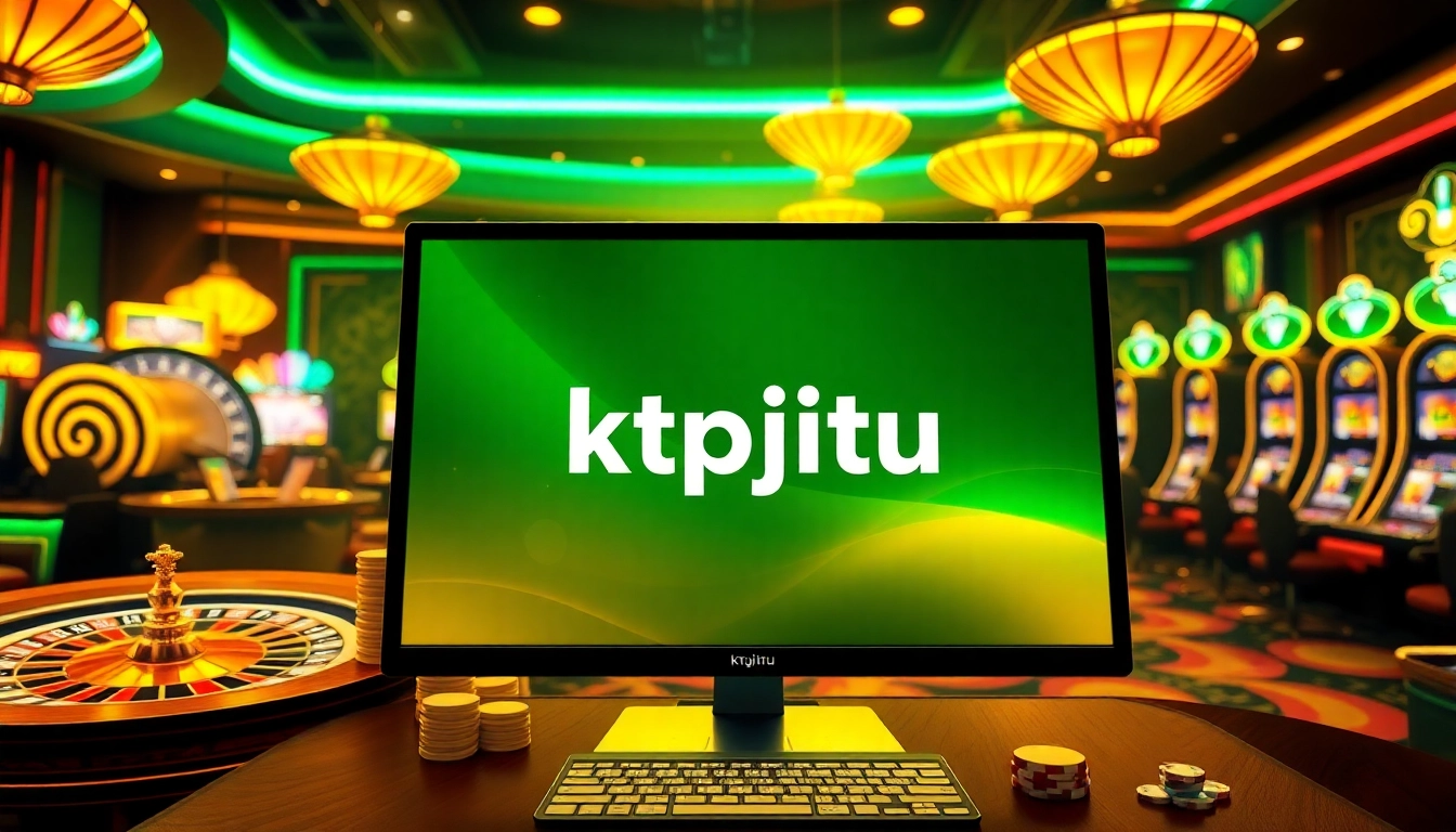 Players enjoying the KTPJITU login experience on a vibrant online casino platform.