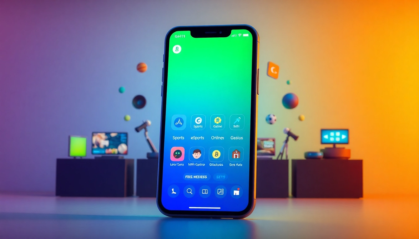 Ga6789 mobile app offering seamless access to online entertainment services with vibrant interface.