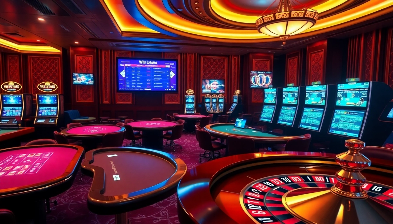 Engage with U888's vibrant online casino world, featuring sleek tables and dynamic gambling visuals.