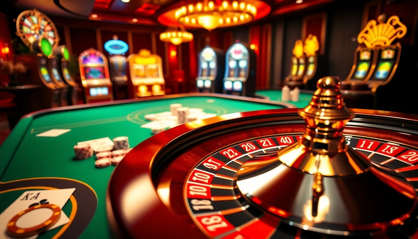 Experience the thrill of TR88 with a vibrant casino scene featuring poker chips and roulette.