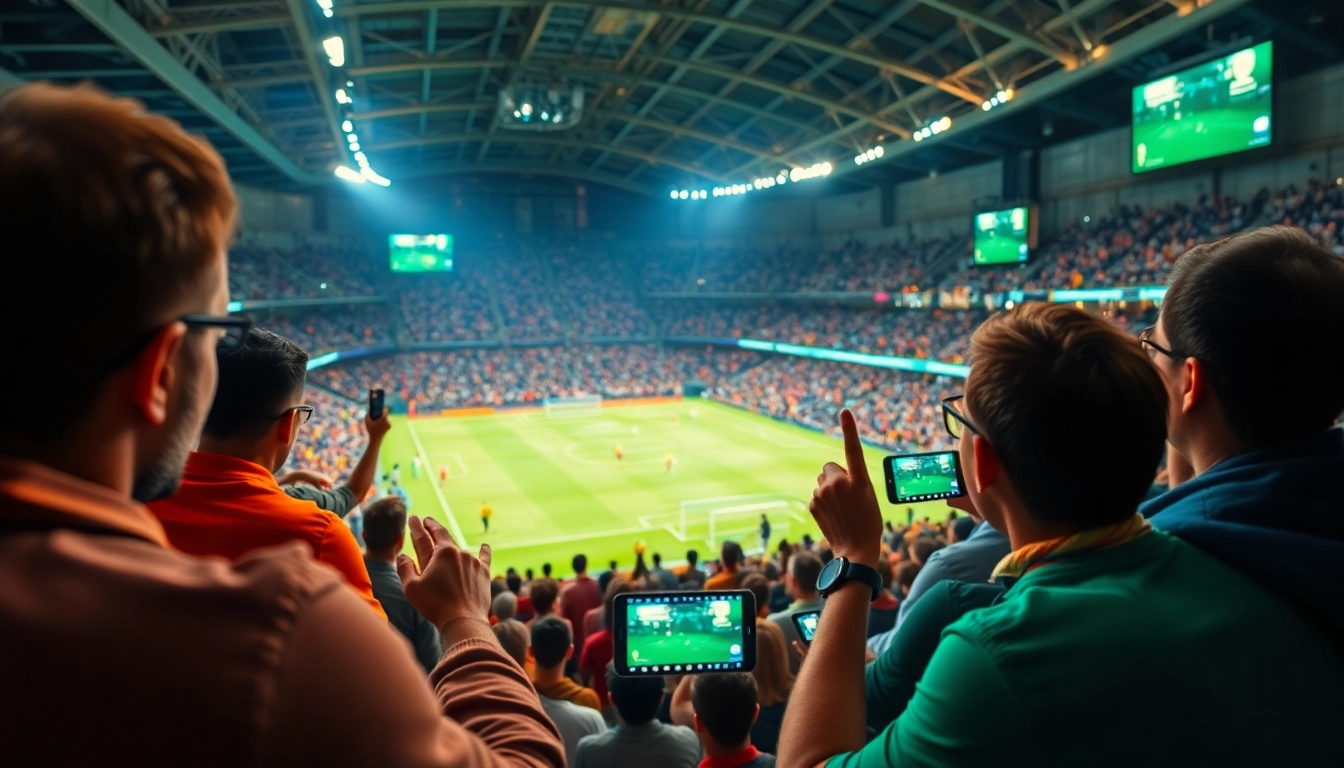 Socolive TV live football streaming with enthusiastic fans watching in high-definition.