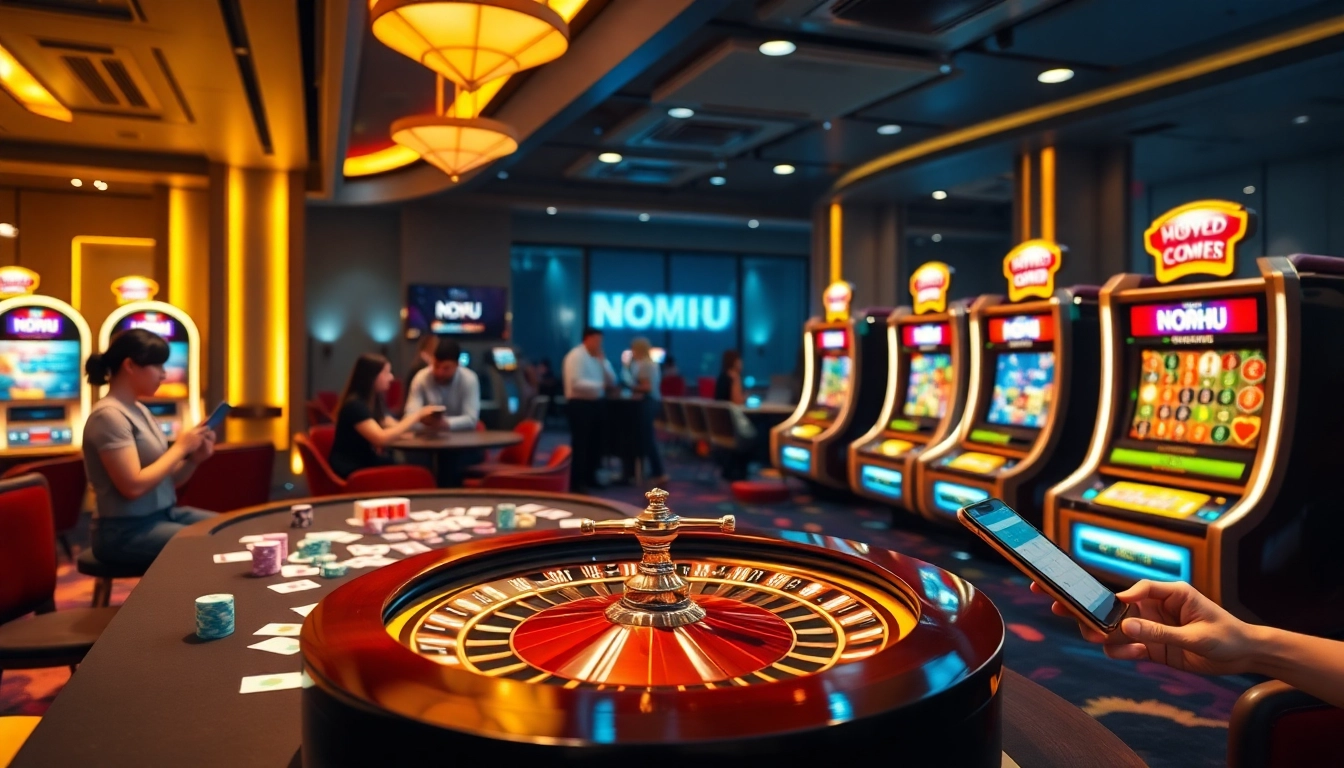 Experience the excitement of online gambling with NOHU's vibrant gaming interface and live interactions.