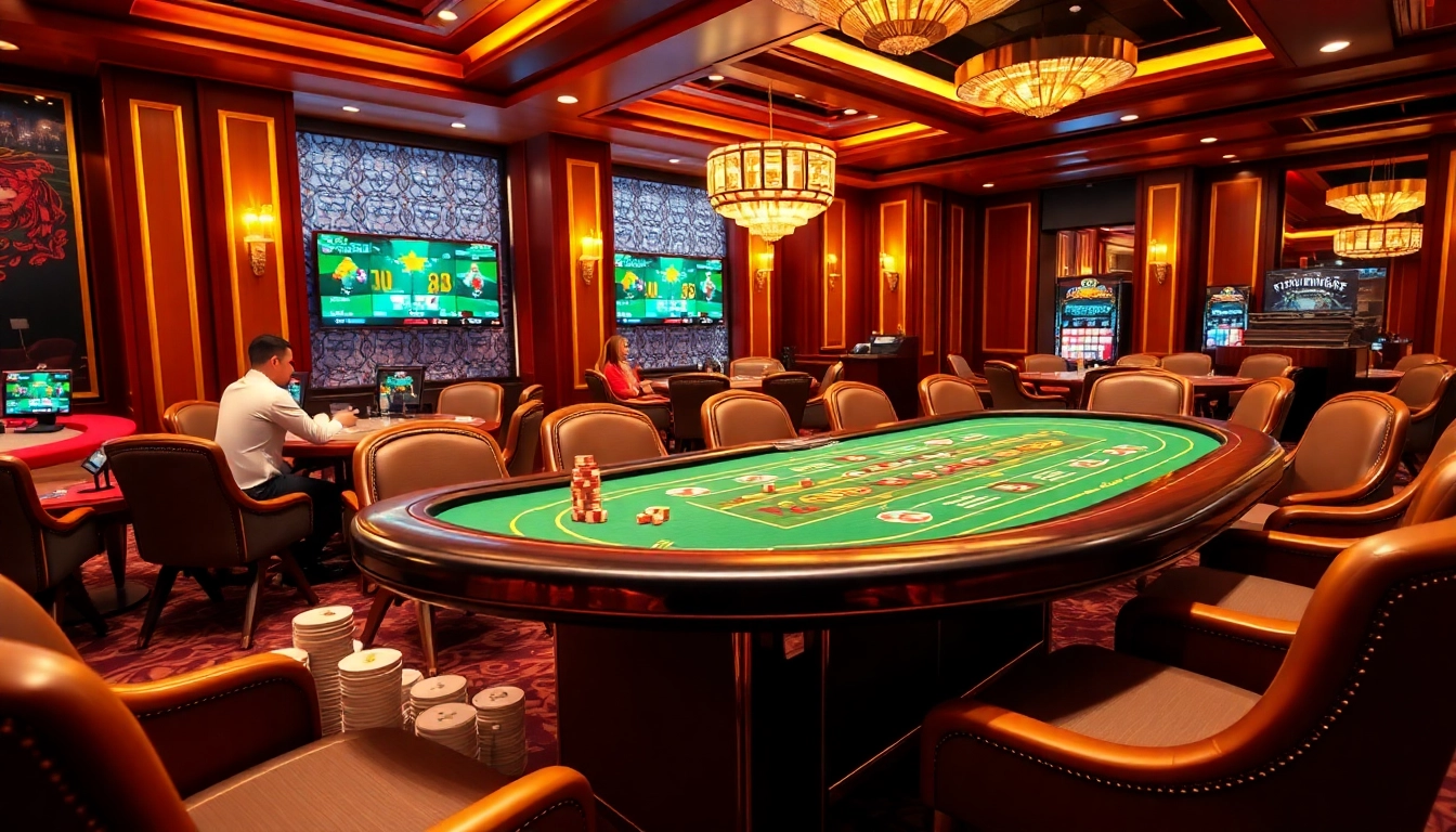 Players enjoying an engaging game at TÀI XỈU MD5 table, showcasing excitement and opportunity at https://taixiumd5.fan/.