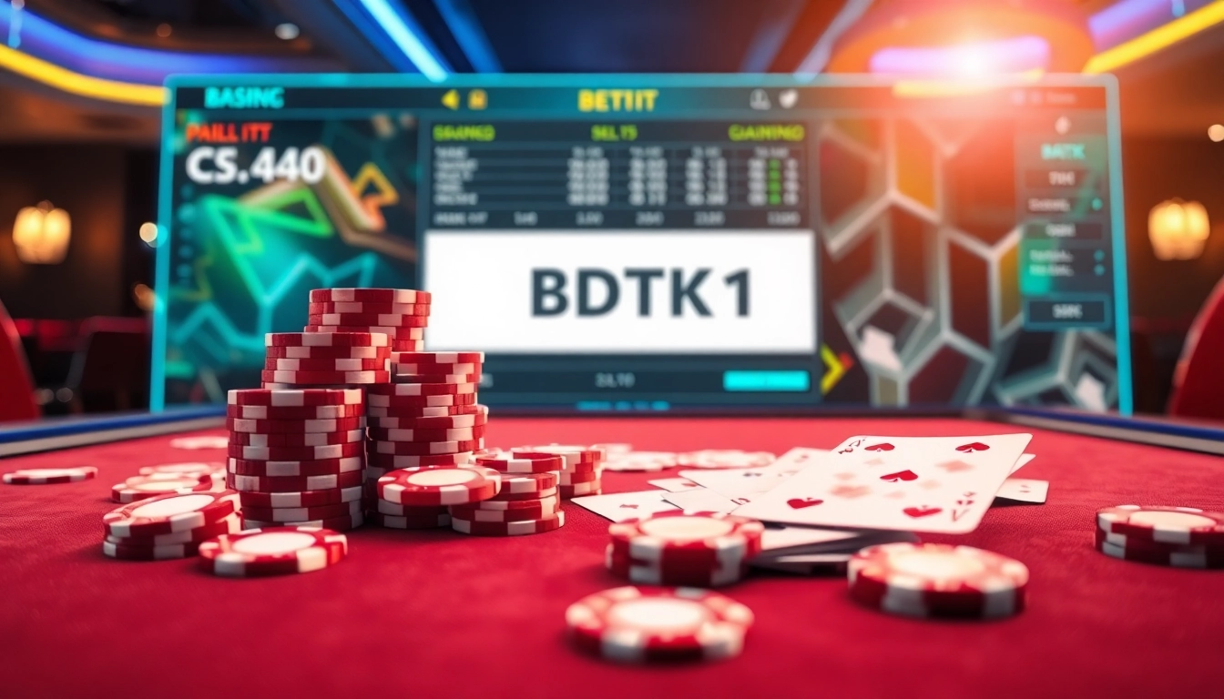 Experience the thrill of online gambling with BDTK1 as you strategize your next winning bet.