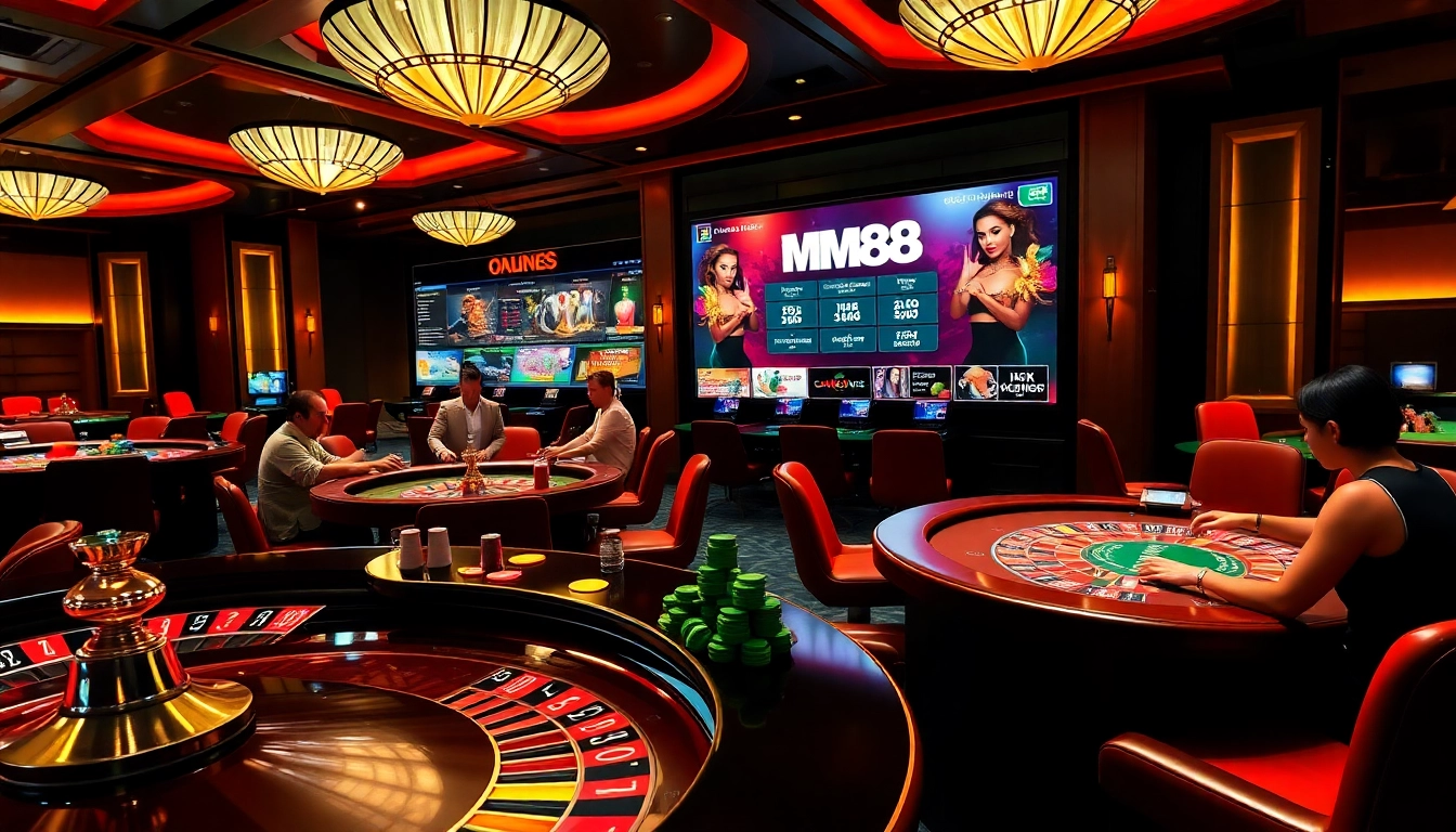 Experience the thrill of MM88 casino gaming with vibrant tables and exciting promotions.