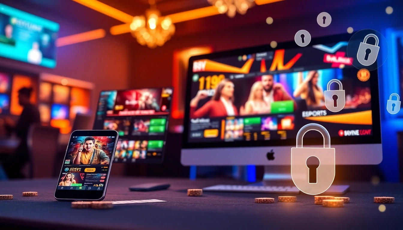 Engaging visual of 88vv gaming interface showcasing luxury and excitement in online betting.