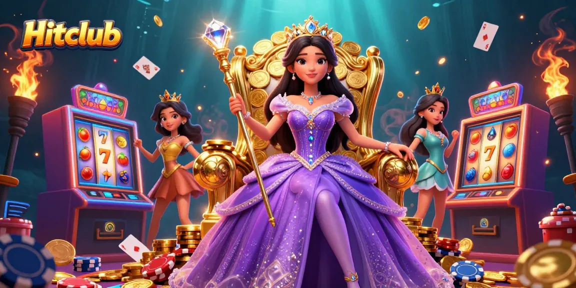 Engage with Hitclub’s thrilling slot games while experiencing stunning casino visuals and vibrant characters.