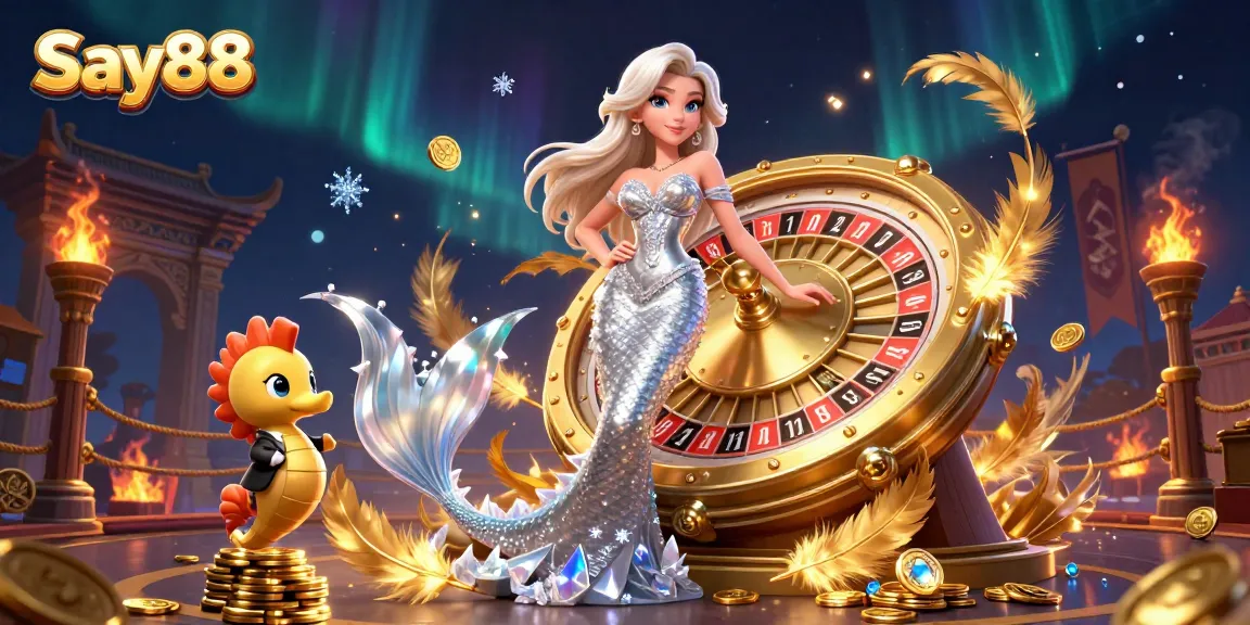 Say88 invites players to spin the golden roulette wheel for a chance at big wins.