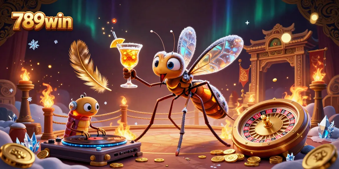 Experience the thrill of 789win with a vibrant casino scene featuring unique characters and gaming elements.