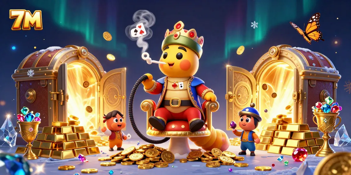 Bet on exciting moments with 7M as the caterpillar hookah-master leads you through enchanting casino adventures.
