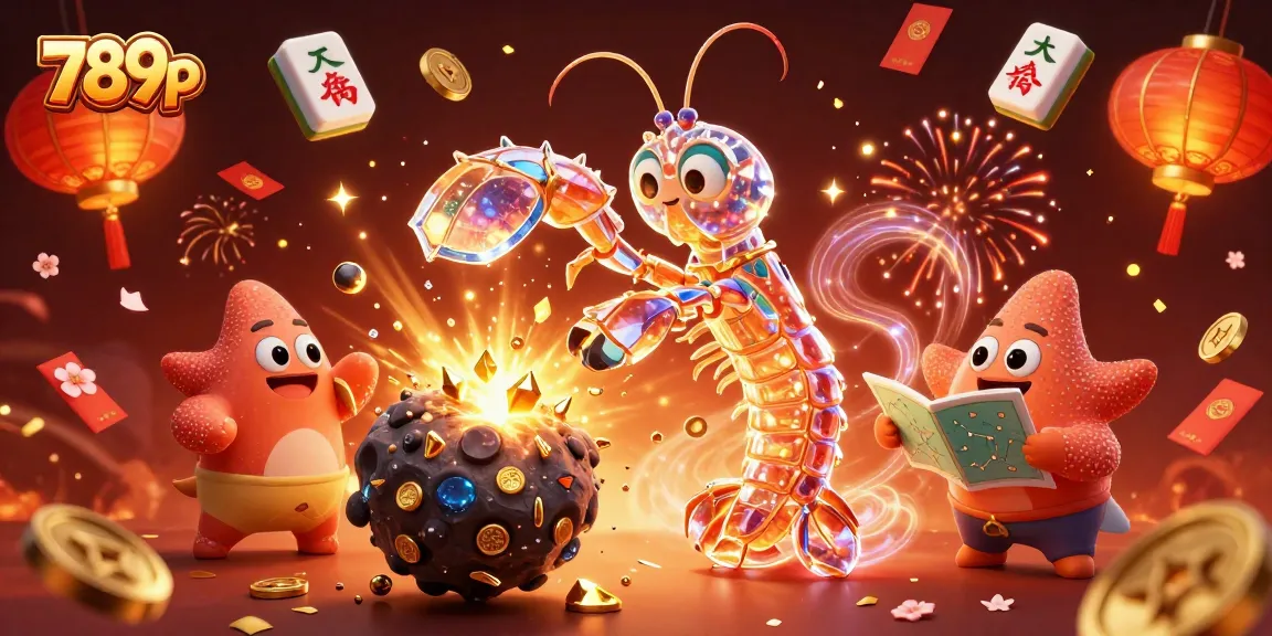 Experience the thrill of gaming with 789p, featuring vibrant characters in a dazzling casino atmosphere.