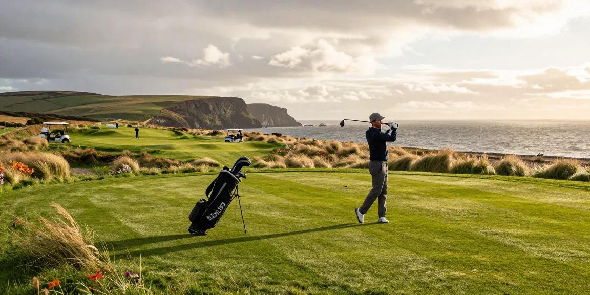 Golfing at Cullen Links showcasing stunning coastal views and vibrant landscapes at cullengolfclub.co.uk.