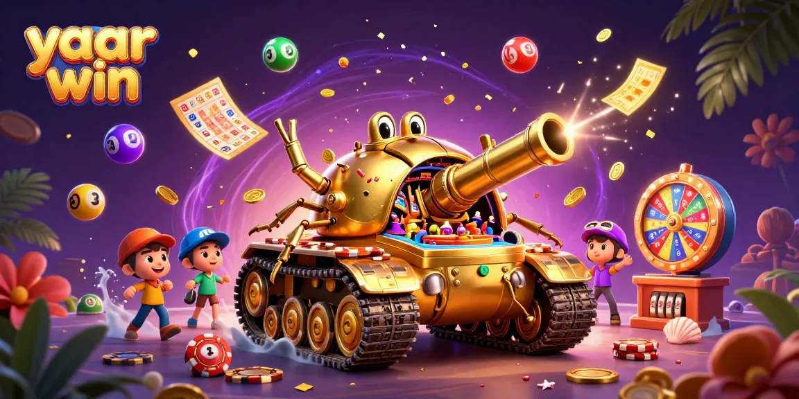 Experience excitement with the yaar win casino tank featuring vibrant lottery elements.