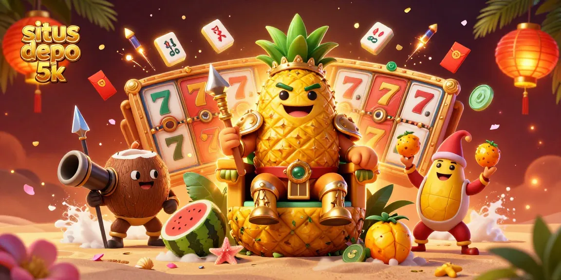 Experience thrilling gameplay with situs depo 5k, featuring colorful characters and dynamic casino elements.