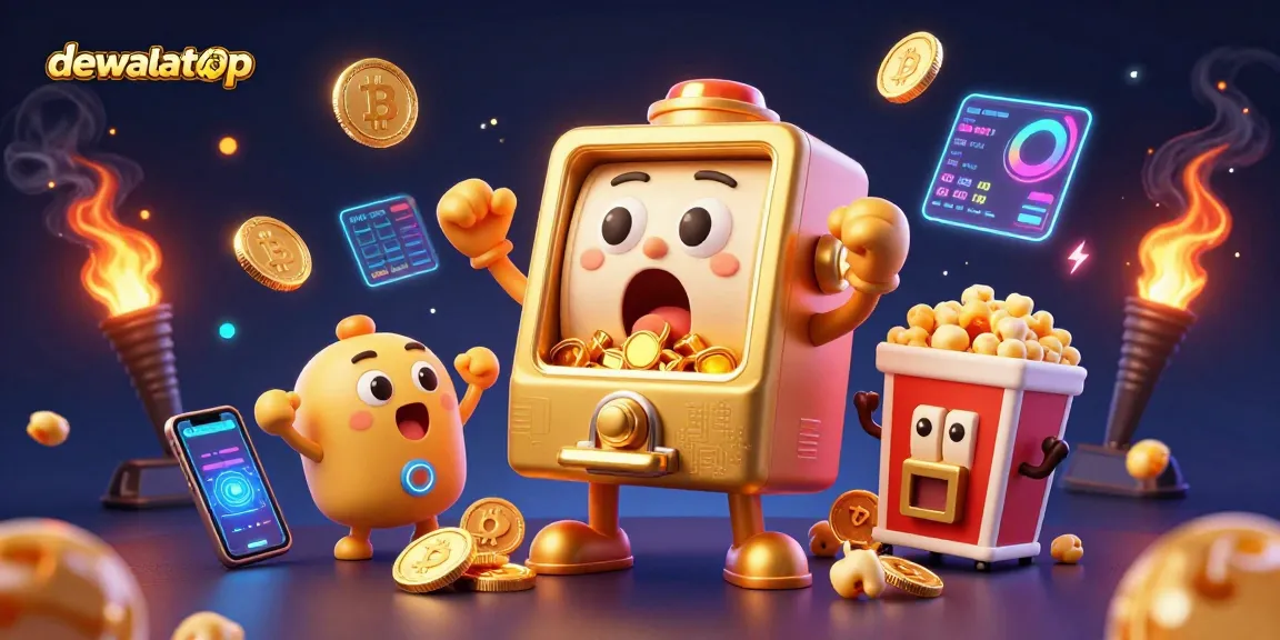Rasakan kegembiraan di dewatatopup saat mesin slot emas merayakan jackpotnya!