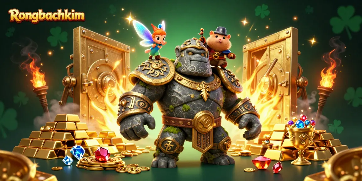 Engage in exciting gameplay at Rongbachkim with treasures, golems, and magical adventures!