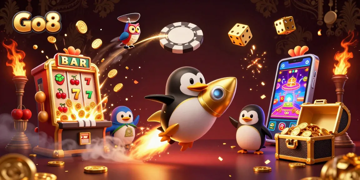 Experience thrilling rewards with Go8's vibrant casino games and exciting jackpots.