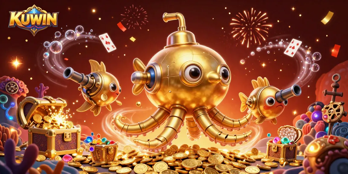 Engage with thrilling casino games at KUWIN while enjoying an immersive underwater adventure.